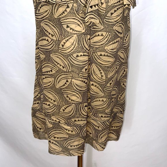 Diane Von Furstenberg Silk Tie Neck Tie Detail Sleeveless Print Top Halter Long - Picture 6 of 12
